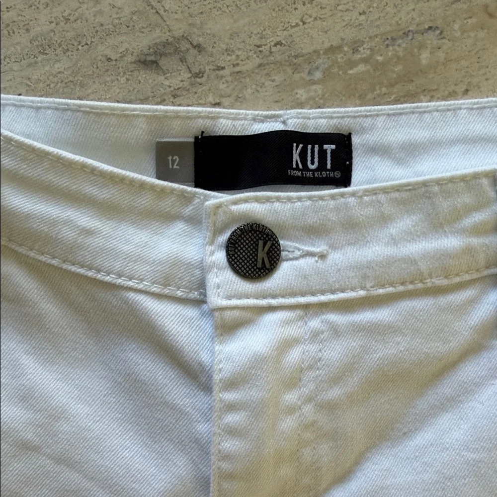 Kut from the Kloth Women's White Jean Shorts